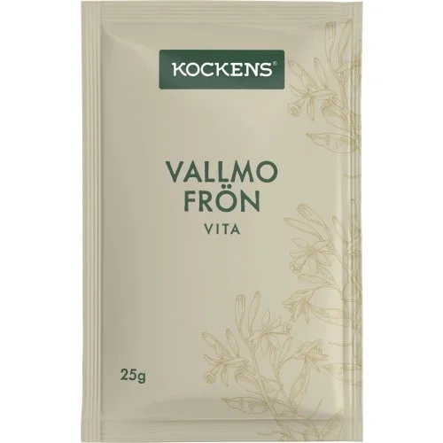 Vitt Vallmofrö Påse