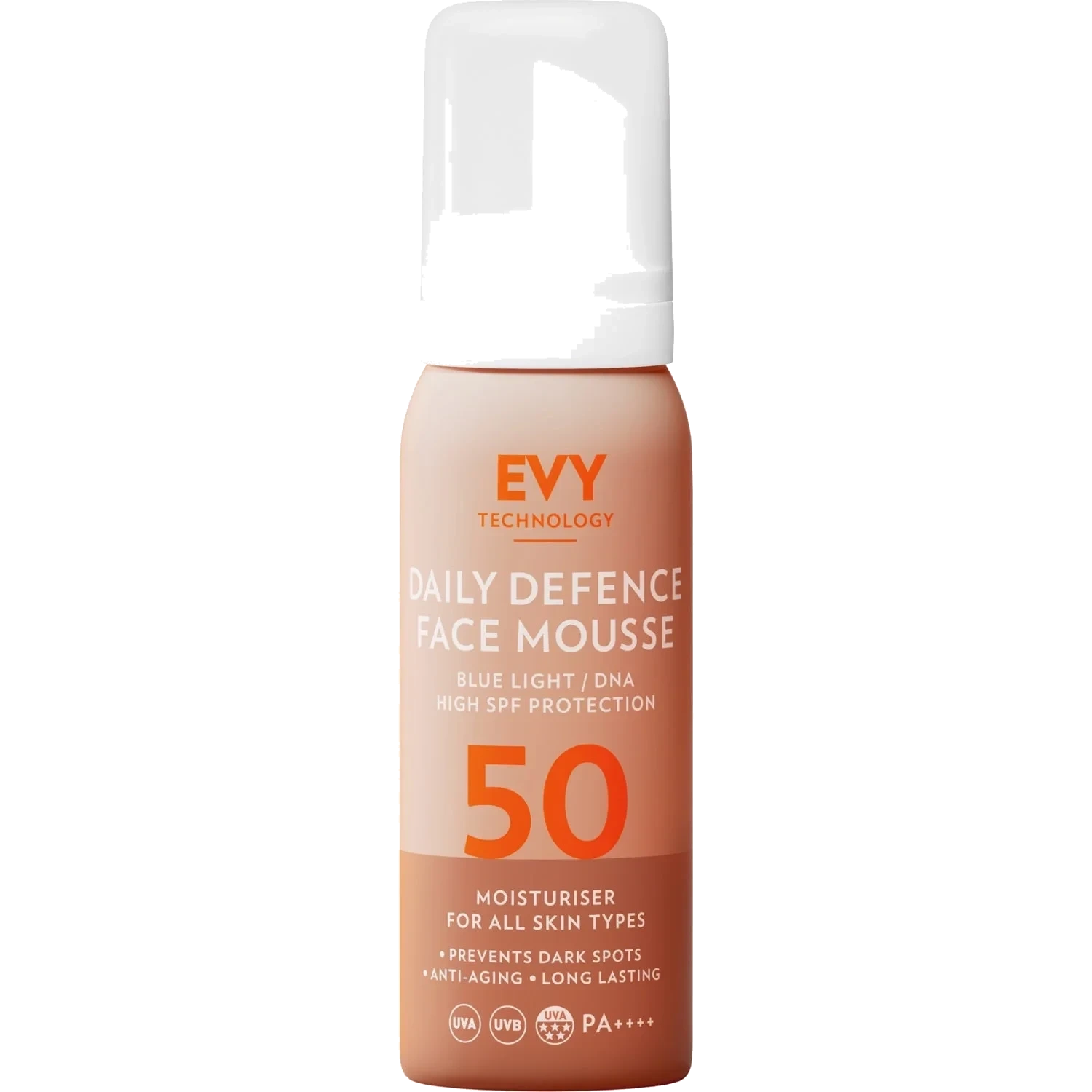 EVY Technology Daily Defence Face Mousse SPF50