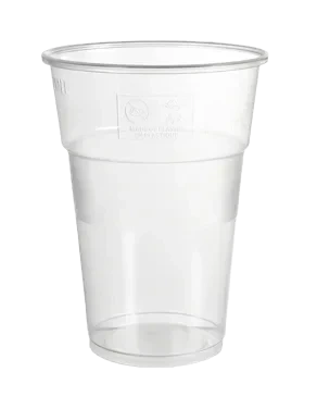 Ølglass plast festival 50cl (til målestrek)  50stk