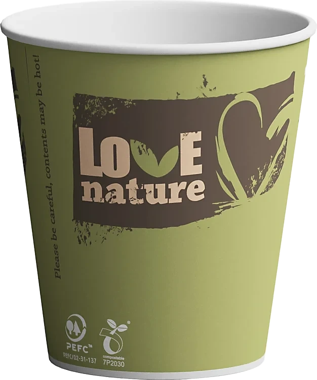 Kaffebeger 25cl Miljøvennlig 80mmø
