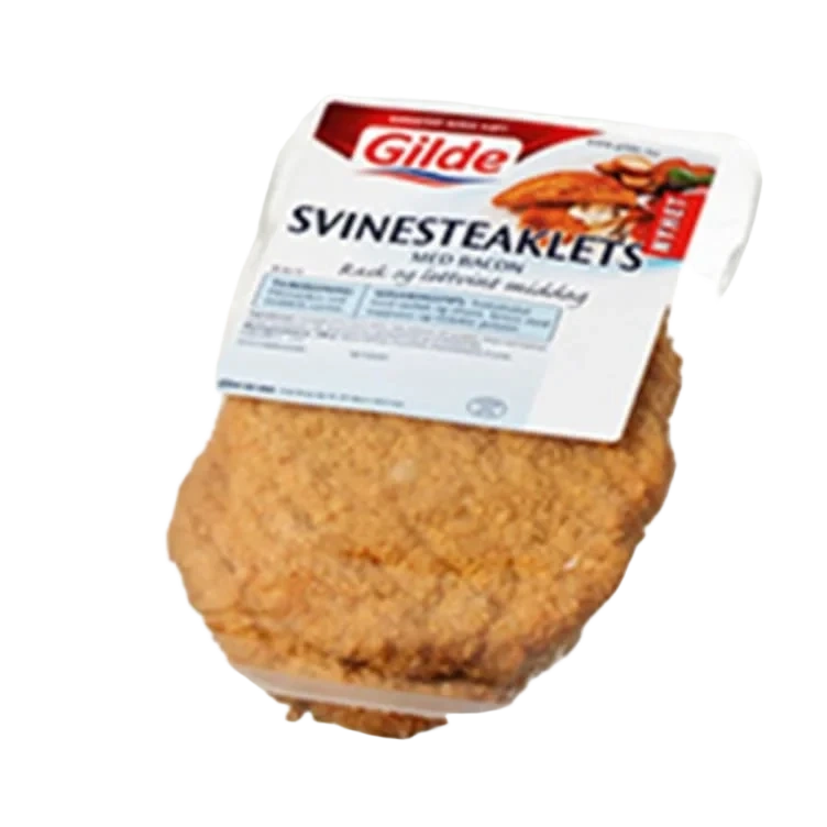 Svinesteaklets m/Bacon 300g Gilde