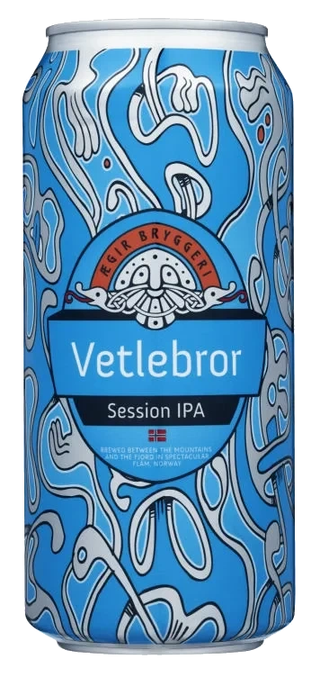 Ægir Vetlebror Session Ipa 0,44L Bx