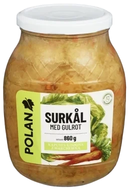 Polan Surkål med Gulrot 900g