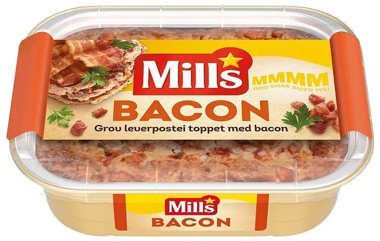Ovnsbakt baconpostei   185g