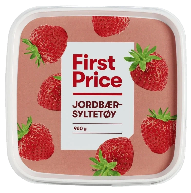 Jordbærsyltetøy 960g First Price