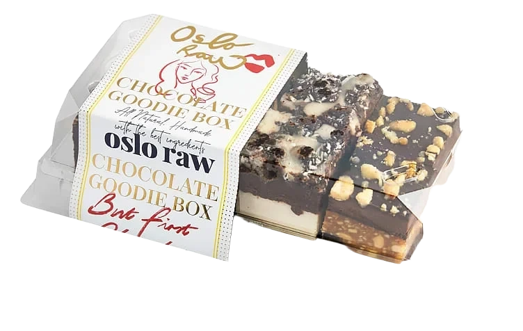 Chocolate Goodie Box 8pk 300g Oslo Raw