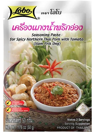 Lobo Spicy Northern Pork Tomato Paste 50g