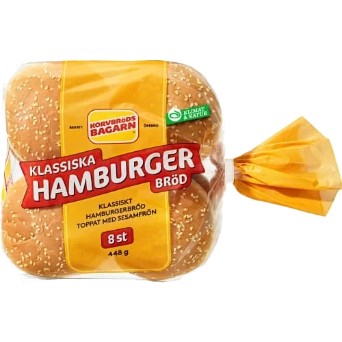 Hamburgerbröd 8-pack