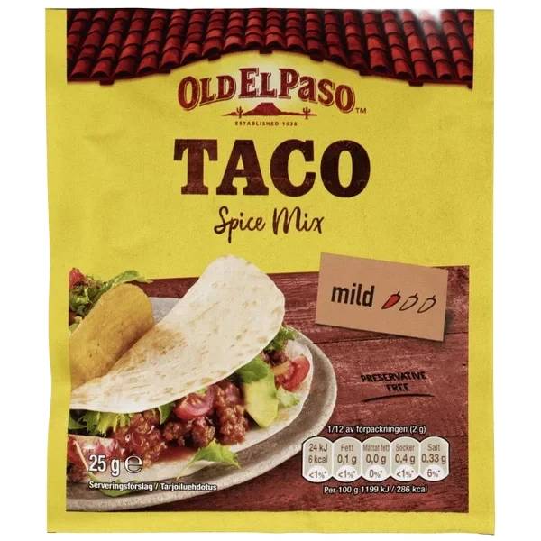 Taco Spice Mix 25g Old El Paso