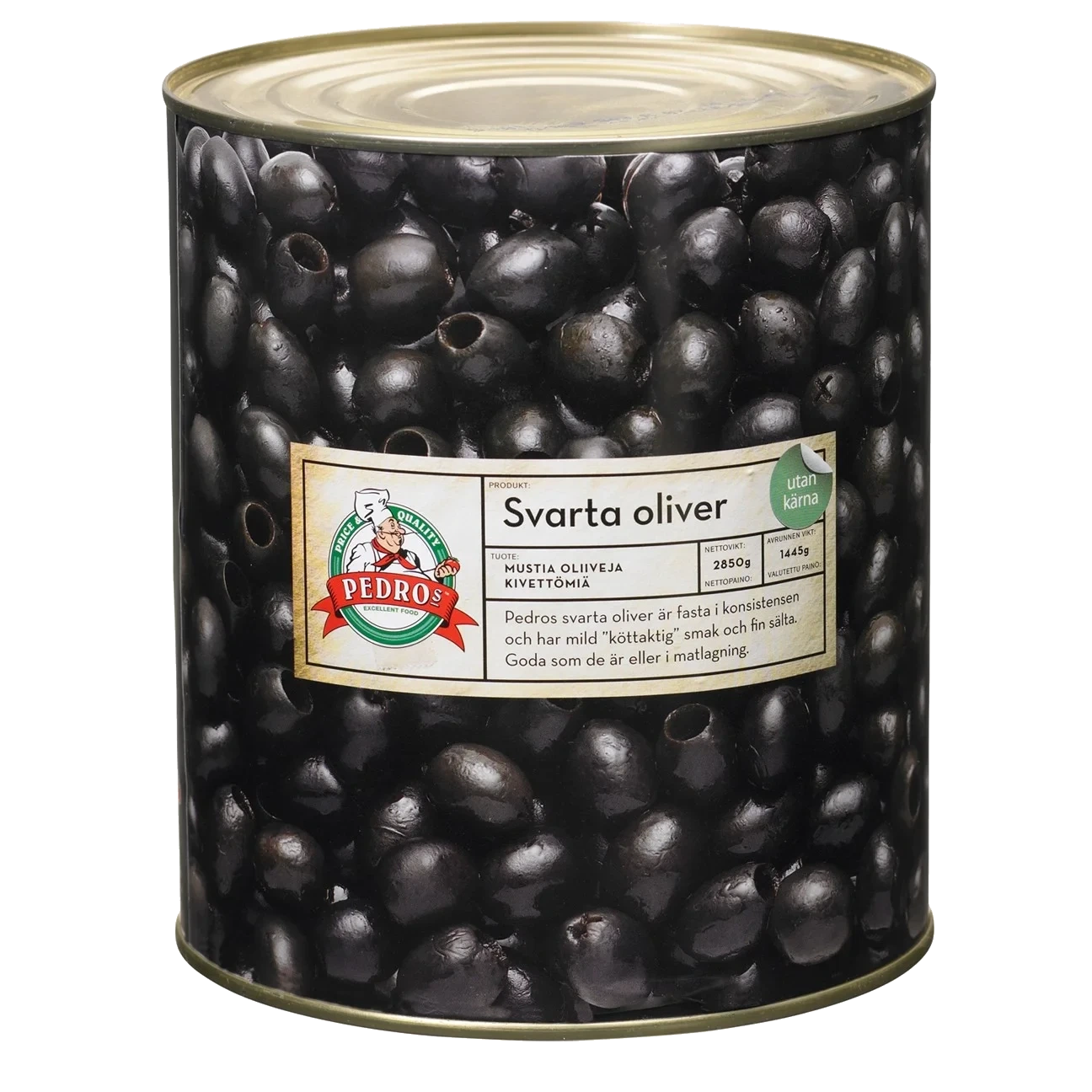 Svarta Oliver utan kärna