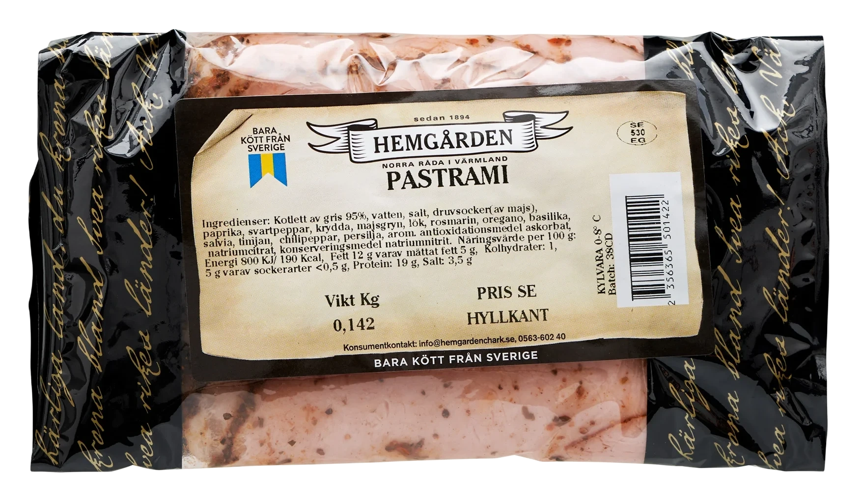 Pastrami skivad