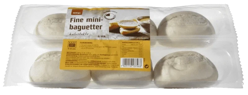 Coop Fine MiniBaguetter 6pk