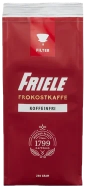 Frokostkaffe koffeinfri filtermalt  250g