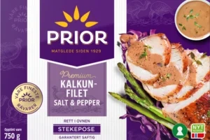 Kalkunfilet i stekepose med salt & pepper 750g