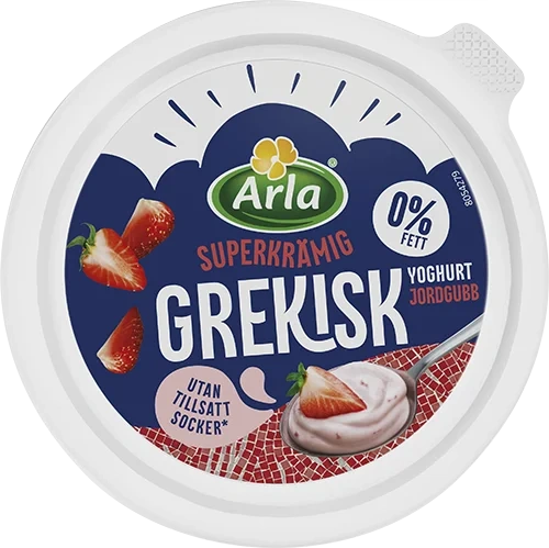 Grekisk yoghurt jordgubb 0%