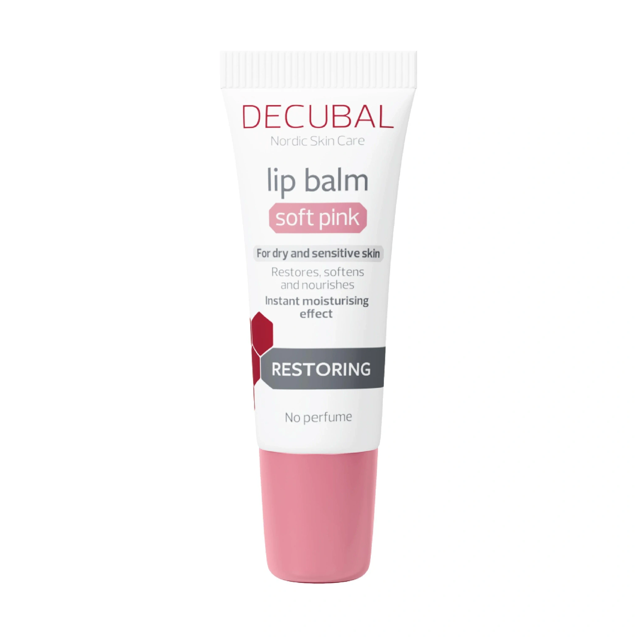 Decubal Restoring Lip Balm Soft Pink, 10 ml