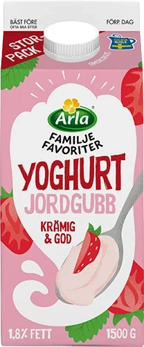 Familjefavoriter yoghurt jordgubb