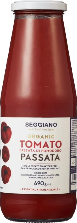 Tomatsaus Passata Økologisk 690g Seggiano
