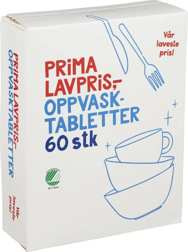 Prima Lavpris Maskinoppvasktabletter