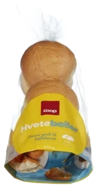 Coop Hveteboller 6pk 375g