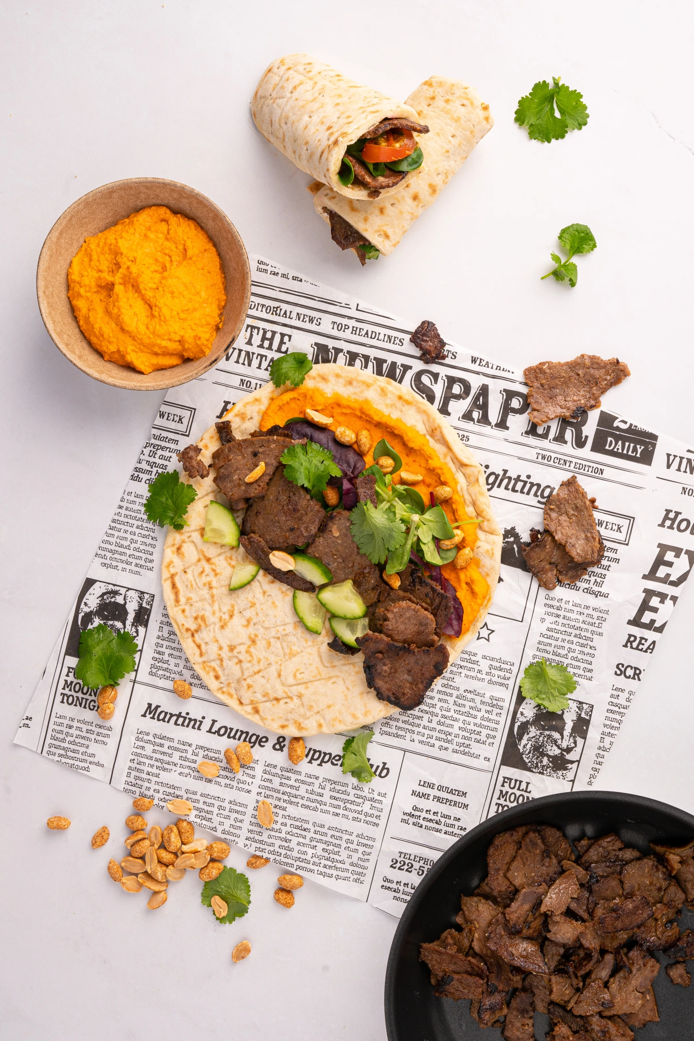 Nöt döner kebab