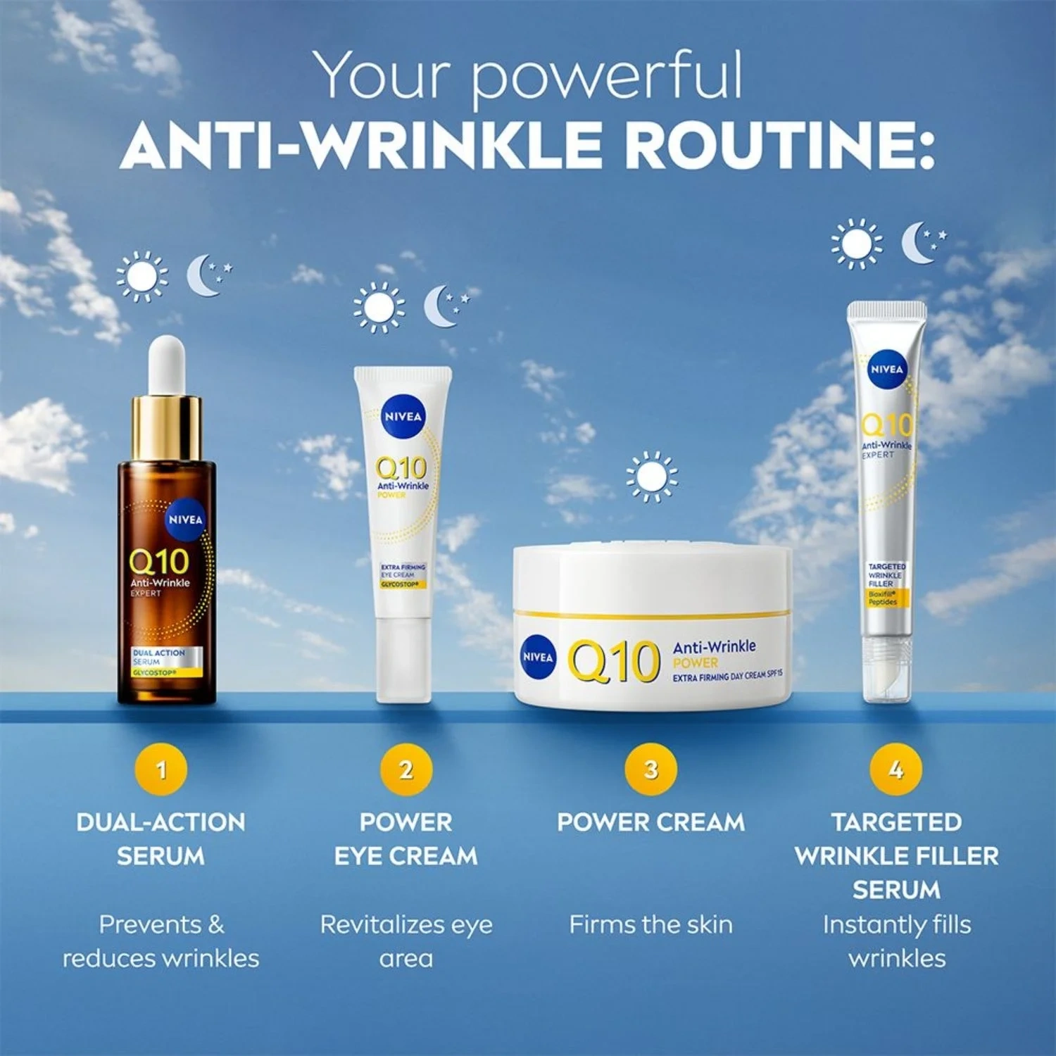 NIVEA Q10 Power Firming Day Cream SPF15