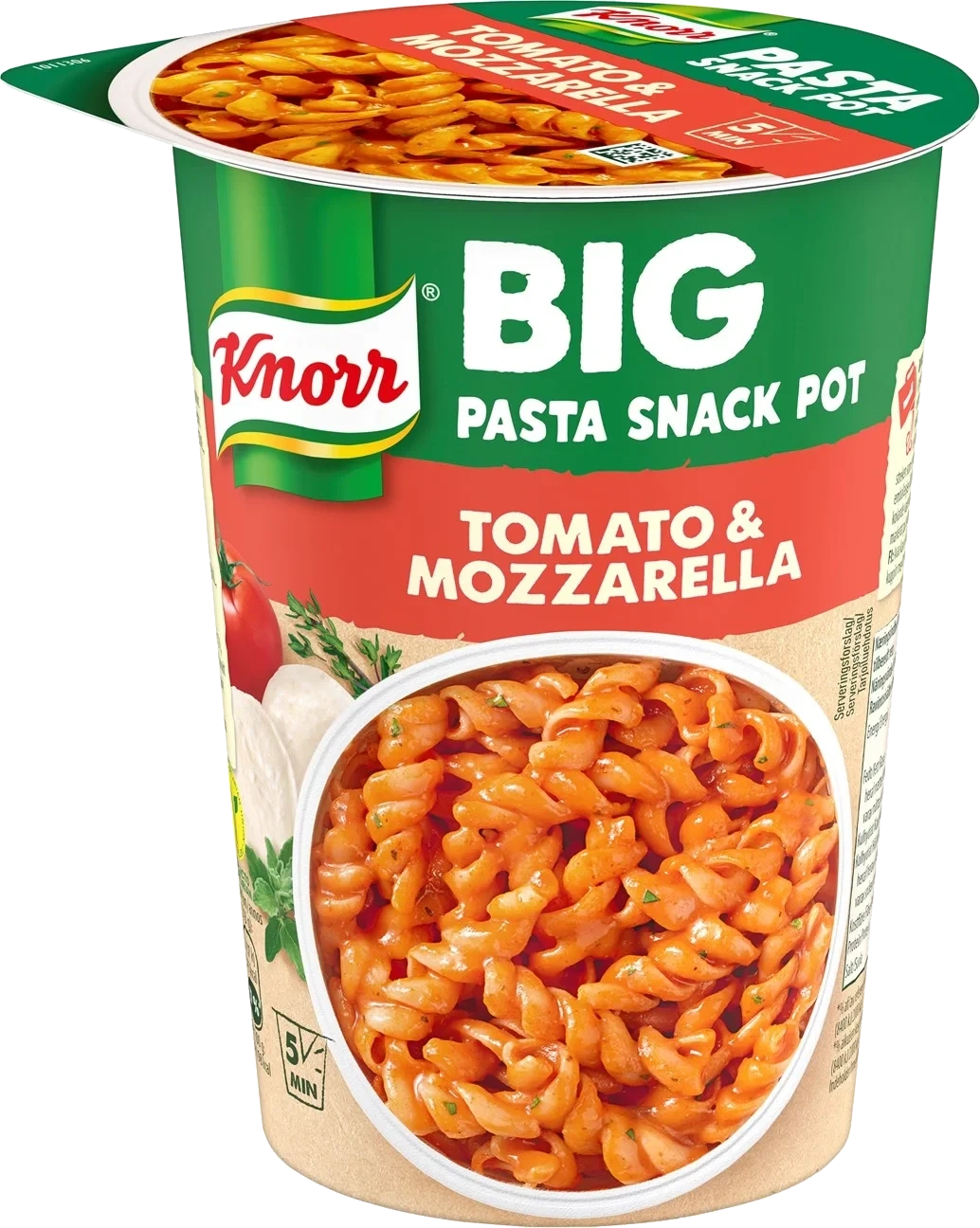 Tomat & Mozzarella Snack Pot