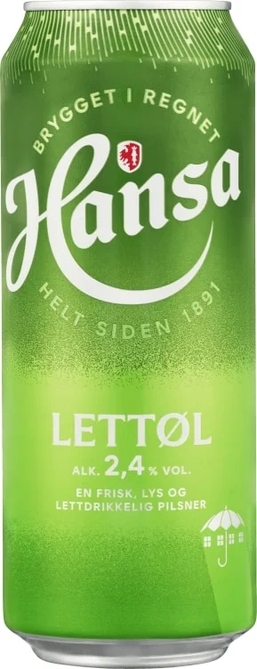 Hansa Lettøl 0.50l bx 6pk
