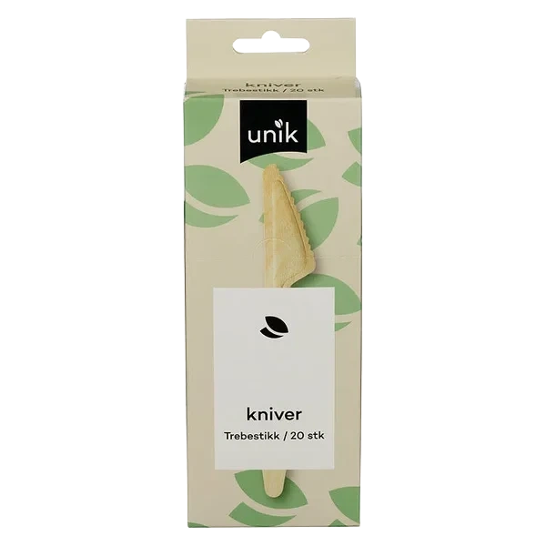 Kniver Trebestikk 20stk Unik