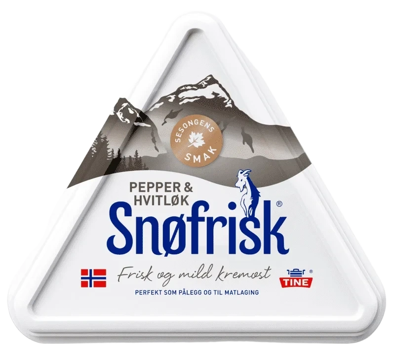 Tine Snøfrisk Pepper & Hvitløk 125g
