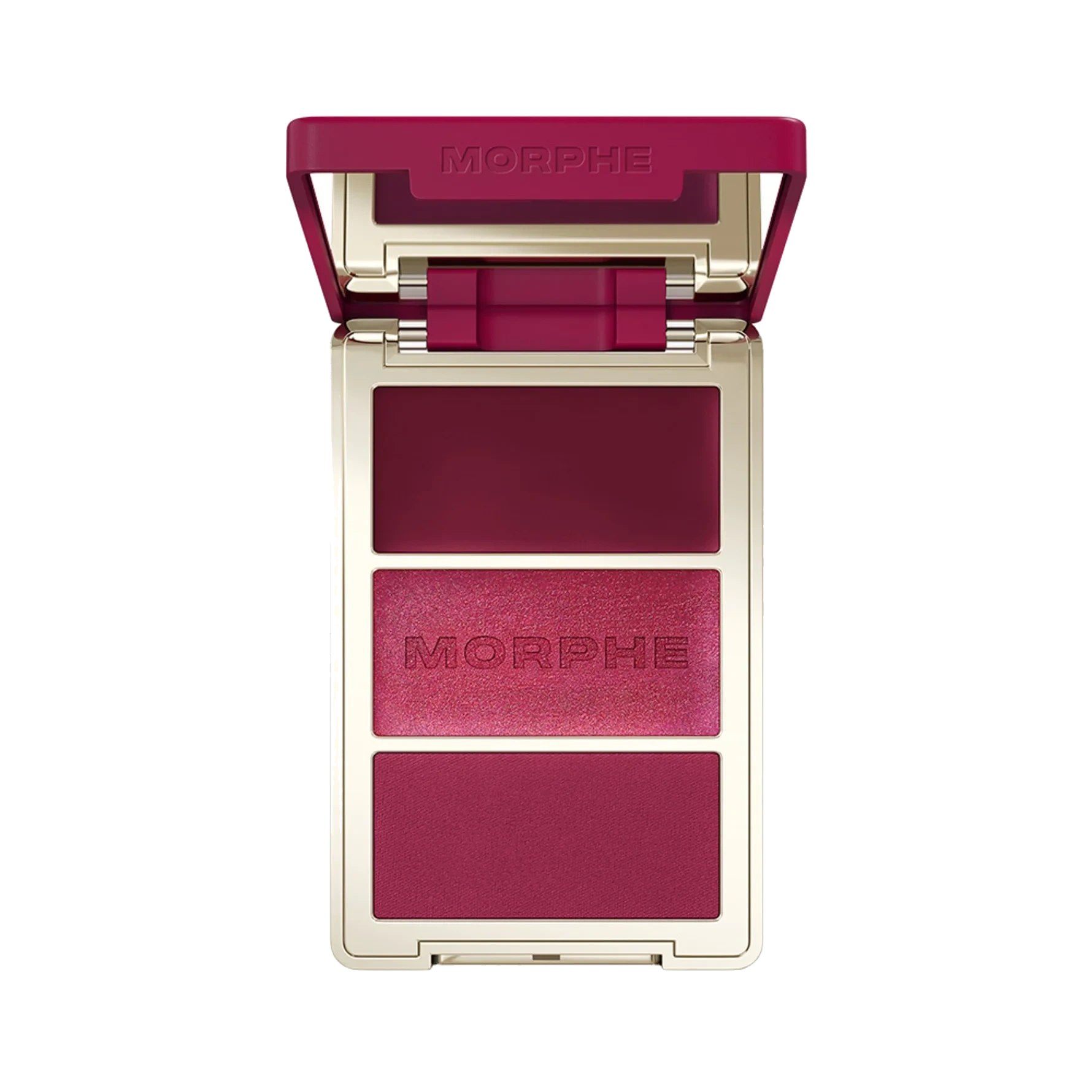 Morphe Cheek Thrills Multi-Finish Face Trio Wine & Dine