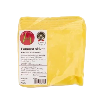 Ostegården Fanaost Skivet 300g