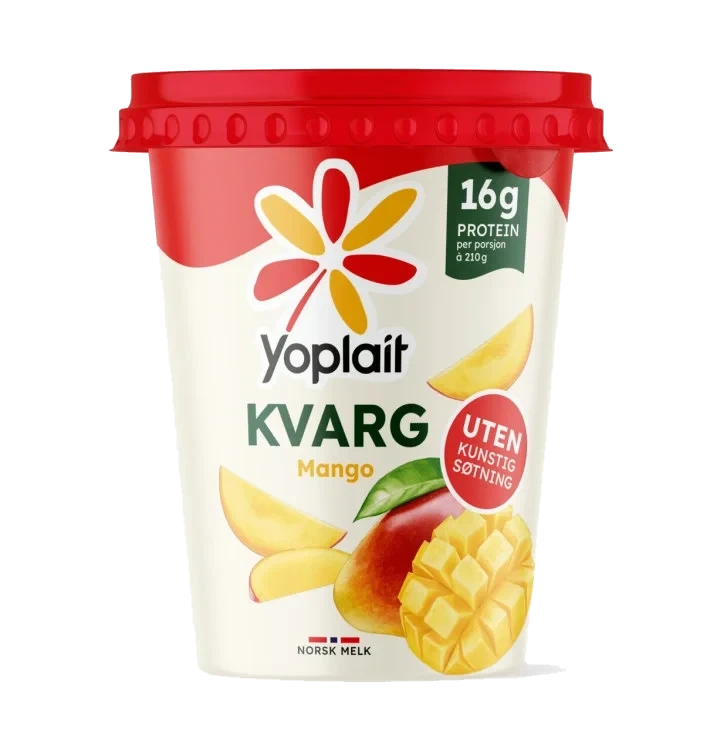 Yoplait Kvarg Mango 420g Fjordland