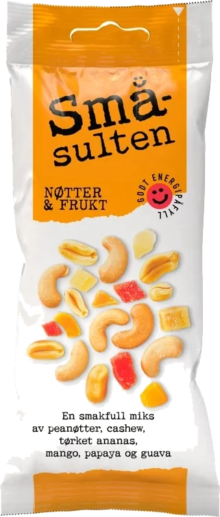 Småsulten nøtter & frukt 60g