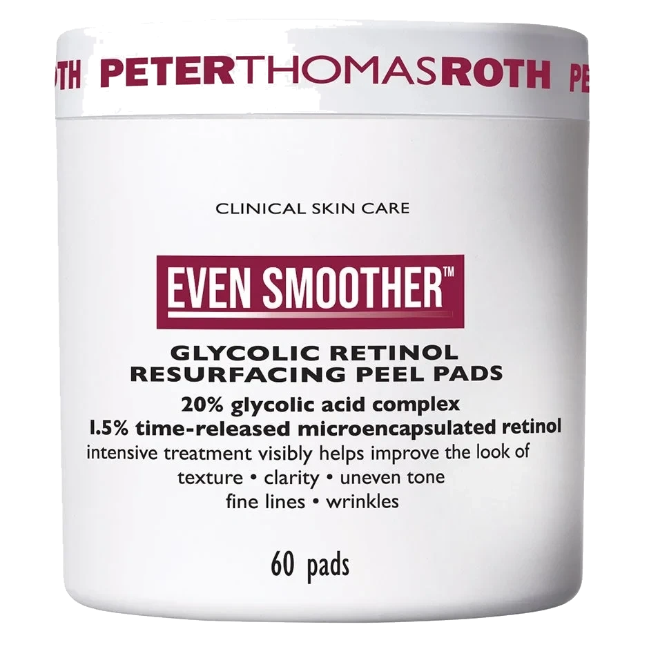 Peter Thomas Roth Even Smoother™ Glycolic Retinol Resurfacing Peel Pads