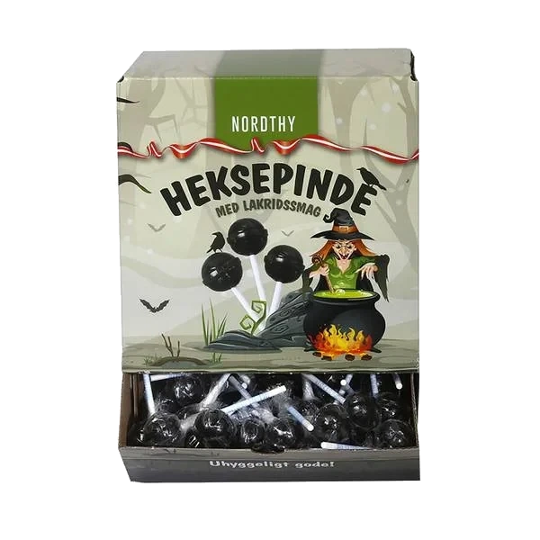 Heksepinner med Lakrissmak (Kartong 90stk)
