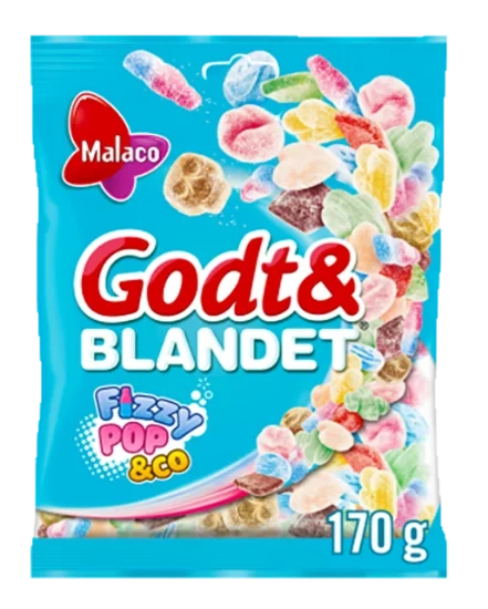 Godt & Blandet Fizzy Pop & Co 170g