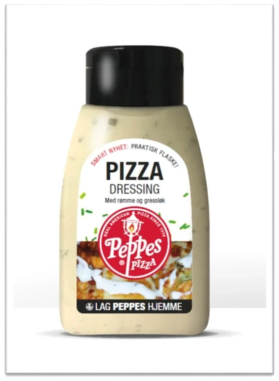 Pizzadressing m/Rømme 210g Peppes