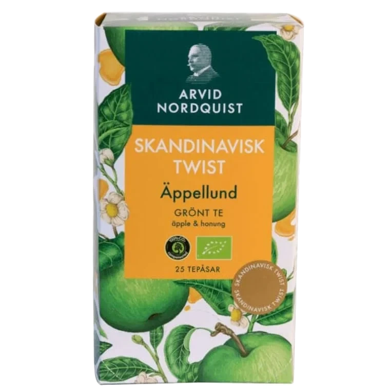 Arvid Nordquist Äppellund Grønn Te 25st
