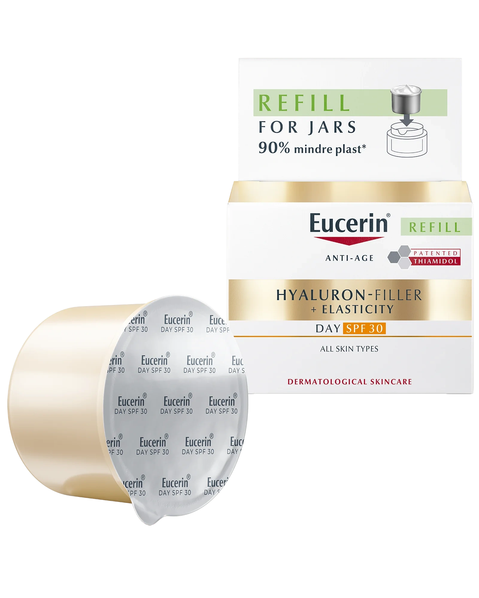 Eucerin Hyaluron-Filler + Elasticity dagkrem SPF30 refill 50 ml