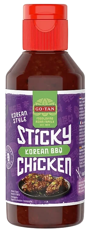 Sticky Chicken Korean Bbq Sauce 220ml Go-Tan