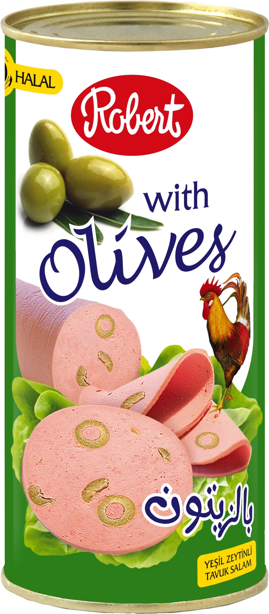 Kyckling Lunchkorv med gröna Oliver