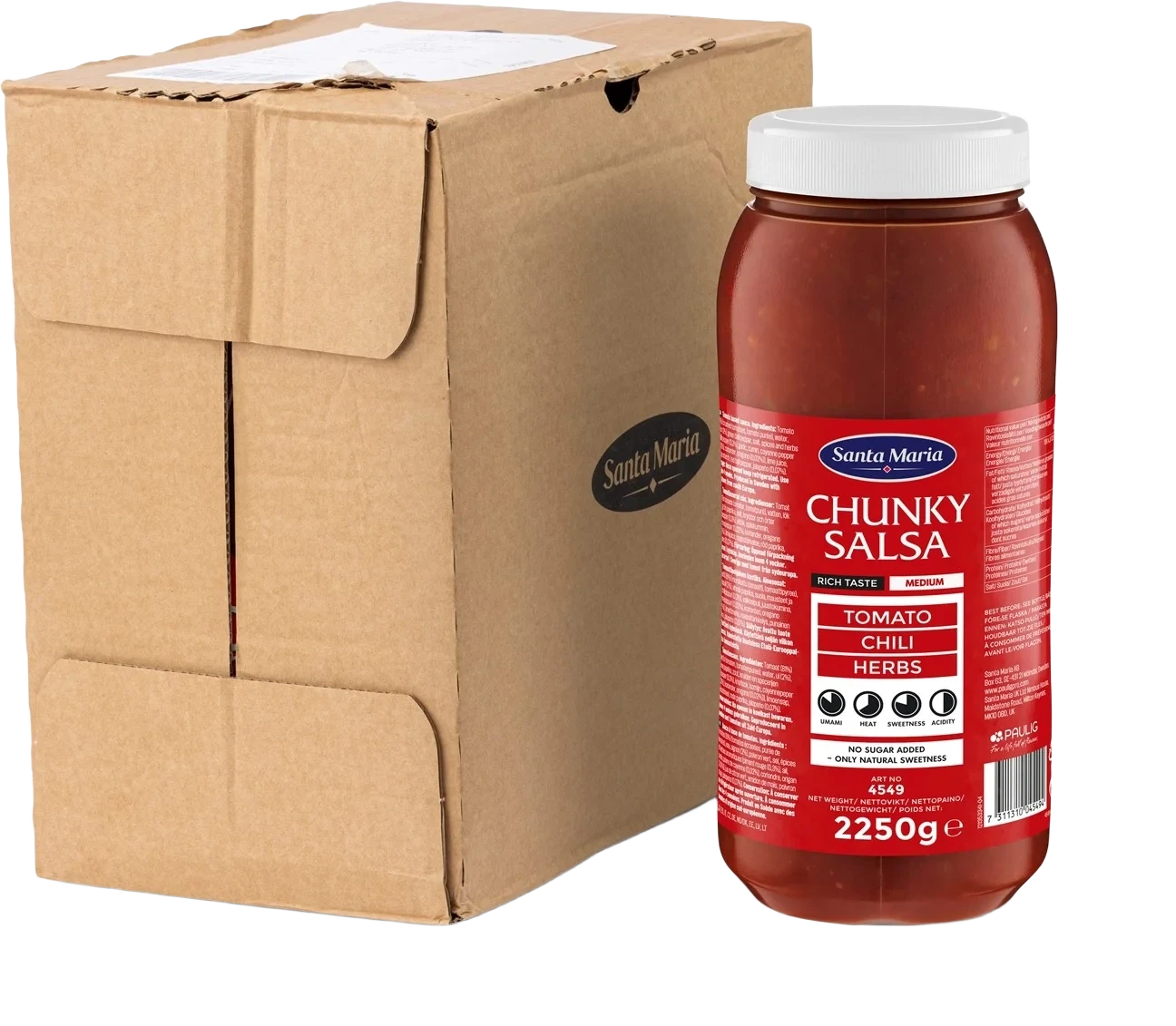 Chunky Salsa Medium 2250g Santa Maria
