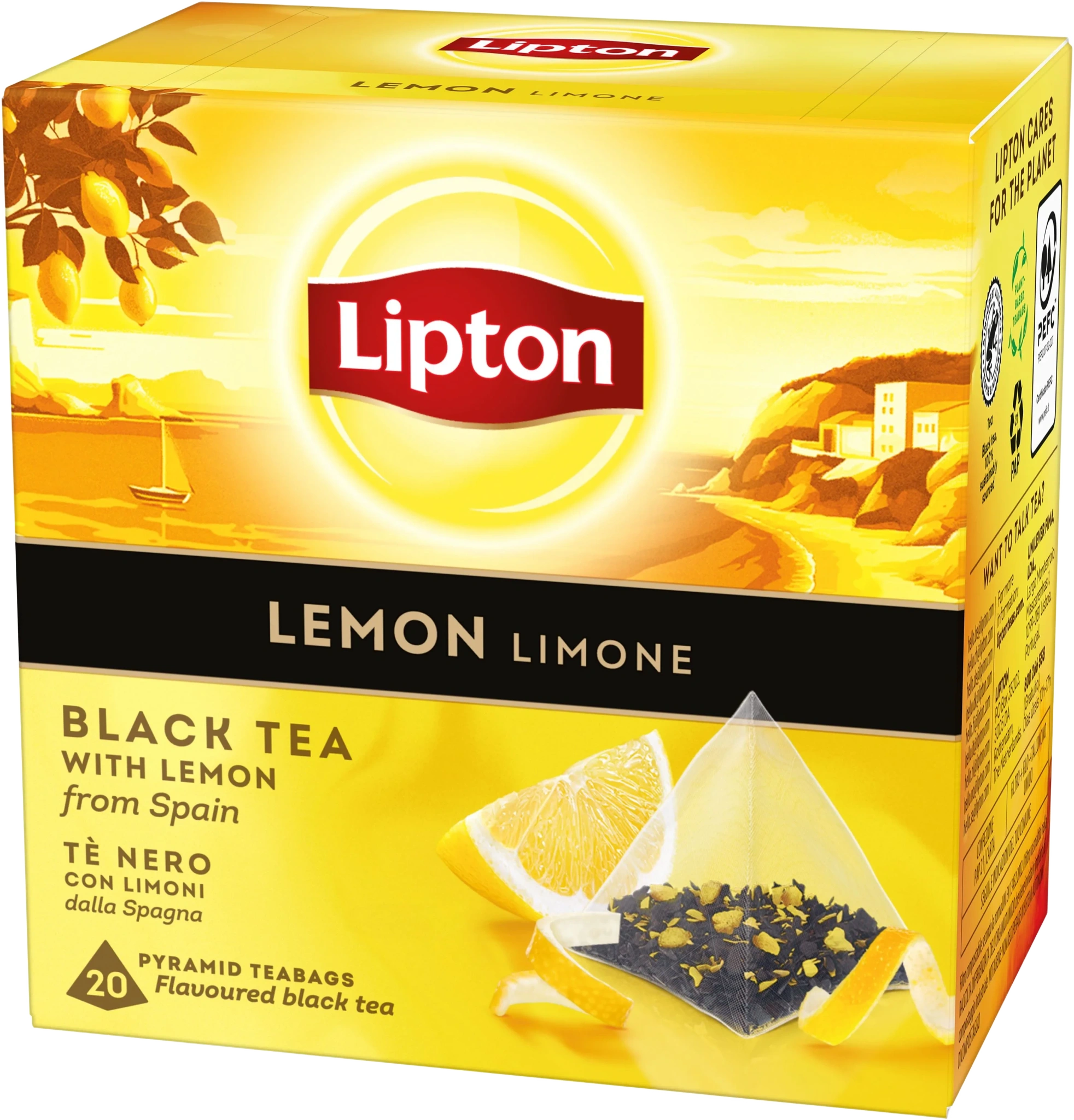 Svart Pyramidte Lemon