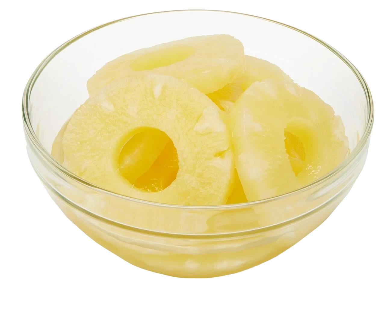Ananas skivor i ananasjuice