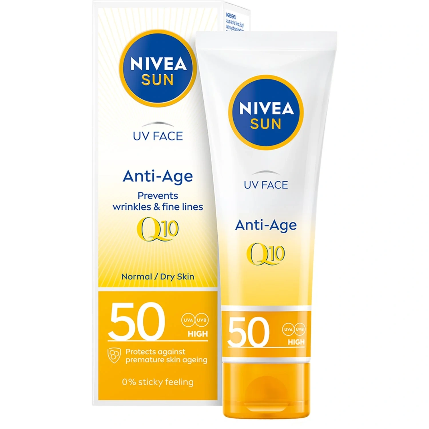NIVEA Sun UV Face Anti Age Q10 Cream SPF50