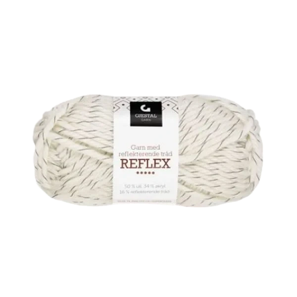 Reflex Garn 50g - Hvit #600