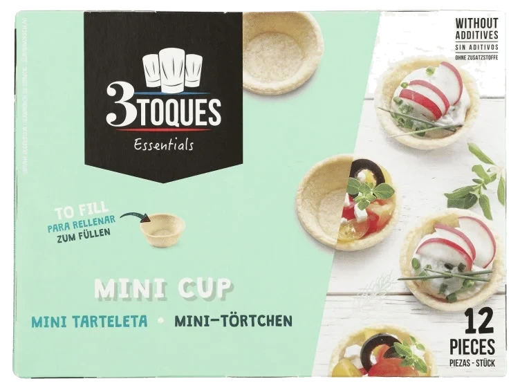 Tarteletter Cocktail 12stk 72g 3 Toques