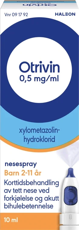 Otrivin nesespray barn  0,5mg/ml