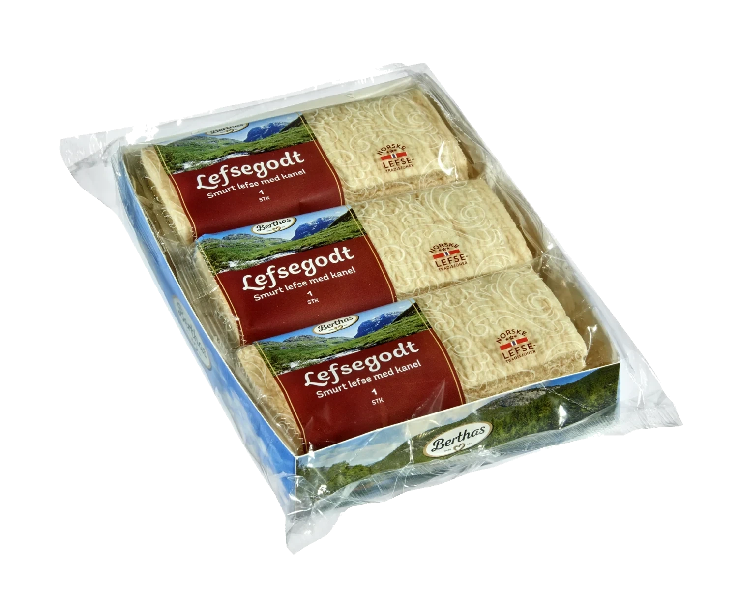 Lefsegodt m/Kanel 6pk 330g Berthas